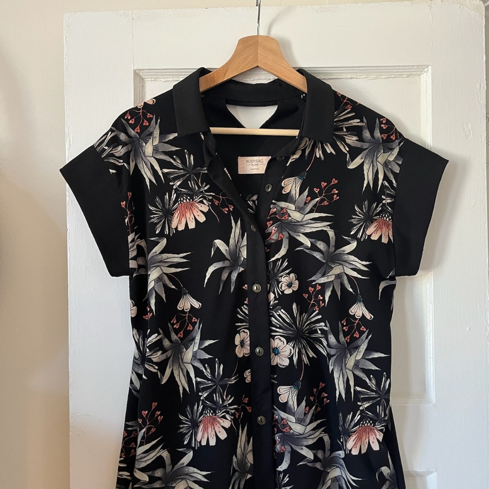 Bodybag by Jude Dark Floral Dress - Size S